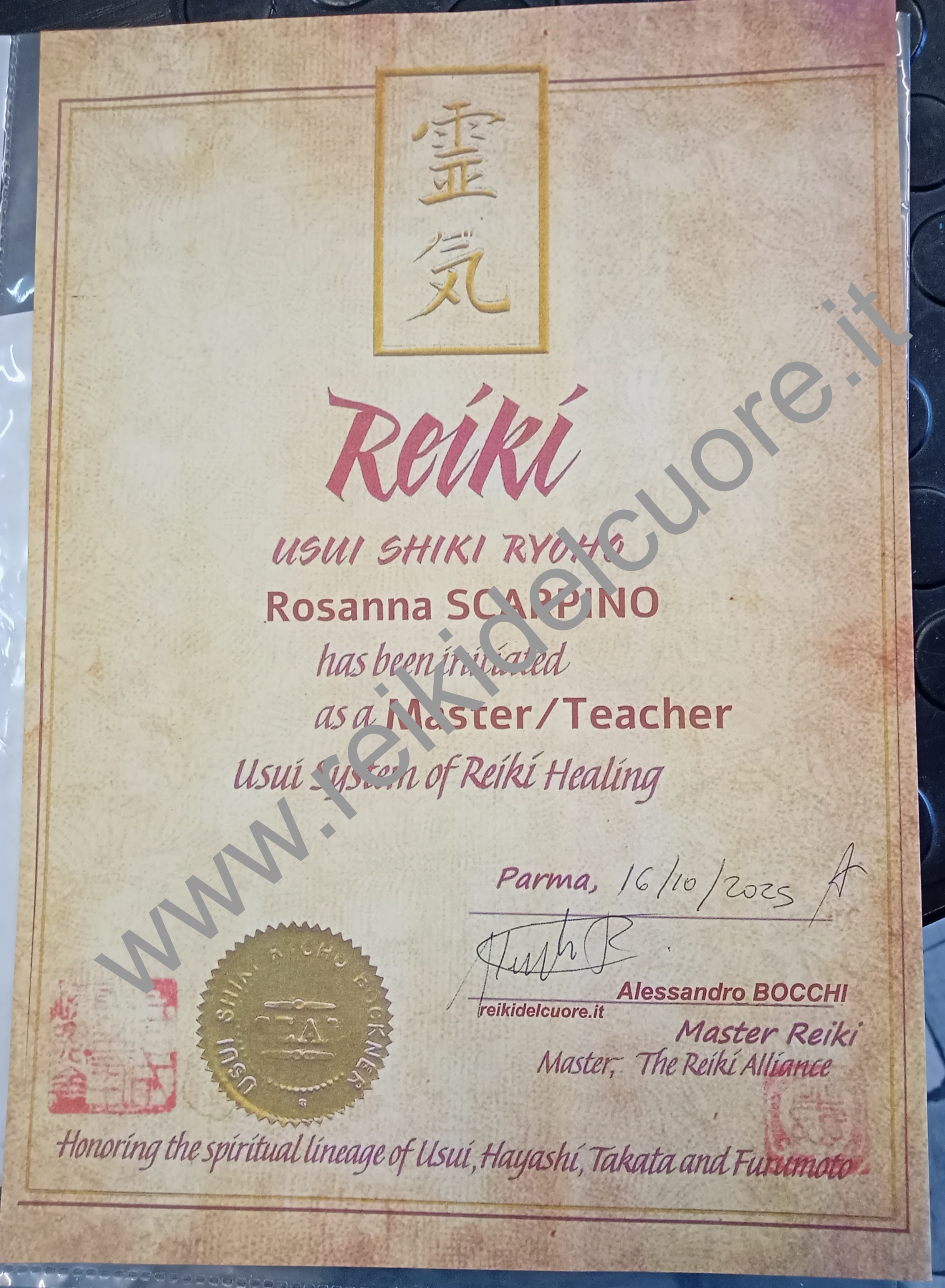 Diploma Rosanna